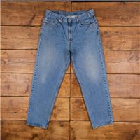 Vintage Levis 550 Jeans 36 x 30 Stonewash Tapered Blue Red Tab Denim - 36 Regular