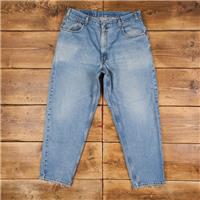 Vintage Levis 560 Jeans 36 x 29 Stonewash Tapered Blue Red Tab Denim - 36 Regular
