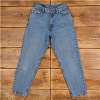 Vintage Levis 550 Jeans 27 x 29 90s Stonewash Tapered Blue Womens Red Tab - 27 Regular