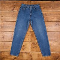 Vintage Levis 550 Jeans 32 x 33 USA Made 90s Stonewash Tapered Blue Womens - 32 Regular