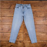 Vintage Levis 550 Jeans 32 x 32 Stonewash Tapered Blue Womens Red Tab Denim - 32 Regular