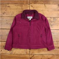 Vintage Columbia Outdoor Jacket XL Titanium Fleece Purple Womens - XL Regular