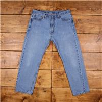 Vintage Levis 505 Jeans 38 x 30 Stonewash Straight Blue Red Tab Denim - 38 Regular