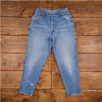 Vintage Levis 906 Jeans 32 x 30 USA Made 90s Stonewash Tapered Blue Womens - 32 Regular