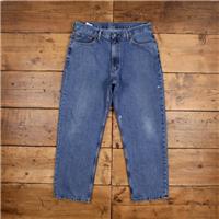 Vintage Levis 550 Jeans 36 x 29 Stonewash Straight Blue Red Tab Denim - 36 Regular