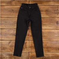 Vintage Levis 912 Jeans 24 x 28 USA Made 90s Dark Wash Tapered Black Womens - 24 Regular