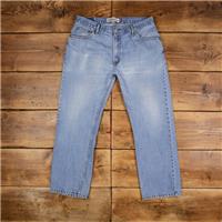 Vintage Levis 505 Jeans 36 x 30 Stonewash Straight Blue Red Tab Denim - 36 Regular