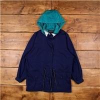 Vintage Pacific Trail Outdoor Jacket M 90s Gorpcore Hooded Parka Coat Blue - M Regular
