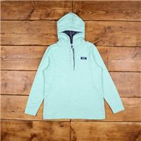 Vintage Logo Hoodie M Hooded Blue Roundneck Pullover Jumper - M Regular