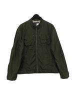 Monsoon Men's Jacket L Green 100% Polyester Bomber Jacket