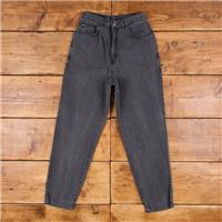 Vintage Levis 900 Series Jeans 26 x 28 Dark Wash Tapered Grey Womens White Tab - 26 Regular