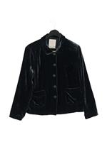 White Stuff Women's Jacket UK 14 Blue Viscose