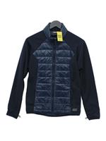 Jack Wolfskin Women's Coat UK 10 Blue Polyamide with Polyester Puffer Jacket