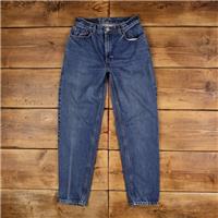 Vintage Levis 550 Jeans 28 x 31 Stonewash Straight Blue Womens Red Tab Denim - 28 Regular