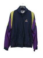 Puma Women's Jacket UK 12 Blue Polyamide with Polyester, Cotton Windbreaker