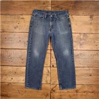 Vintage Levis 514 Jeans 36 x 28 Stonewash Straight Blue Red Tab Denim - 36 Regular