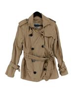 Firetrap Women's Coat M Tan 100% Cotton Overcoat