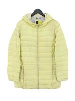 Geox Women's Coat UK 10 Yellow Polyamide with Polyester Quilted
