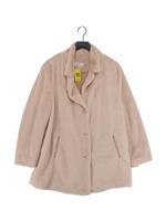 Helene Berman Women's Coat UK 20 Cream Polyester with Other Overcoat