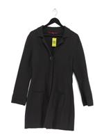 Lanius Women's Coat UK 14 Grey 100% Other Overcoat