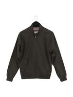 Ben Sherman Men's Jacket S Green Polyester with Cotton Bomber Jacket