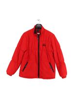 Iets Frans Women's Coat M Red 100% Polyester Quilted
