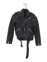 All Saints Women's Jacket UK 8 Black 100% Leather Motorcycle Jacket