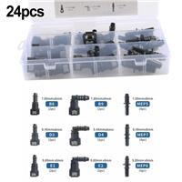 Diesel Fuel Line Quick Connectors Repair Kit 24PCS for 8MM ID Hose Oil
