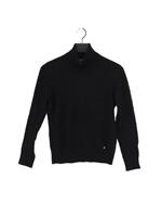 Karen Millen Women's Jumper S Black Cashmere with Polyamide Roll Neck Pullover