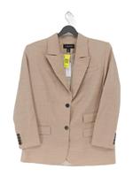 Karen Millen Women's Blazer UK 8 Tan Wool New with tags