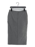 Karen Millen Women's Maxi Skirt UK 12 Black Cotton