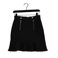 Karen Millen Women's Mini Skirt S Black Polyester with Elastane Short Mini