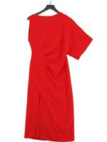 Karen Millen Bodycon Midi Dress UK12 in Red RRP &pound;189