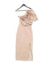 Karen Millen Bodycon Midi Dress UK6 in Cream RRP &pound;199