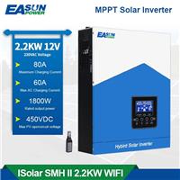 Easunpower 2200W Hybrid Solar Off Grid Inverter 12V 80A MPPT Charge Controller