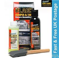 Forever Black Bumper & Trim Dye Kit 295ml Restores Faded Bumpers & Vinyl FB-KIT