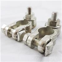 Pair Of Car Battery Terminals Heavy Duty Stud Type 8mm Cable Pos Nega