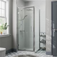 800 x 800mm Framed Hinged Shower Enclosure Door Side Panel Walk-In 8mm Glass