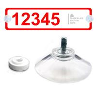 QGL Trade Plate Holders 40mm Suction Cups Pack of 4 Suckers for New Style Plates