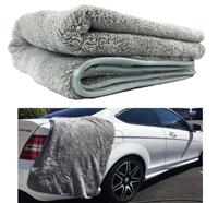 HUGE XXL 25" x 36" WOOLLY MAMMOTH MICROFIBER CAR DRYING TOWEL WATER ABSORBER