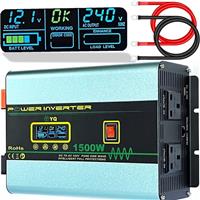 YQ Pure Sine Wave Power Inverter 12V to 240V 1500W 3000W Caravan Converter LCD