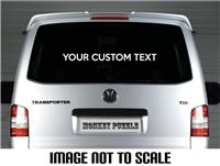 LARGE CUSTOM TEXT PERSONALISED VINYL DECAL CAR STICKER PROMOTIONAL business dub