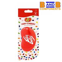 Jelly Belly 3D Air Freshener Very Cherry Scent Car Home Office A1487