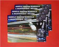Vehicle Service Book - Blank History Book Maintenance Record Replacement Car Van