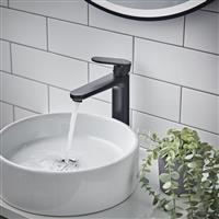hansgrohe Vernis Blend High Rise Basin Mixer Tap 190 Matt Black - 71582670