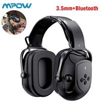 Mpow Bluetooth Headphones Noise Cancelling Ear Muffs Electronic Ear Defenders
