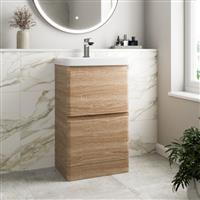 Floor Standing Bathroom Vanity Unit & Basin Sink Storage Furniture Cabinet 500mm