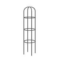 1.9m Metal Garden Obelisk Outdoor Rose Arch Plant Climber Support Trellis Decor