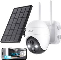 ieGeek Outdoor 5MP Solar Battery Powered Security Camera Wireless WiFi PTZ CCTV