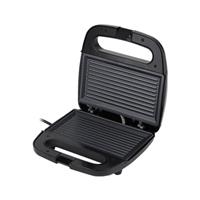 700W 2 SLICE ELECTRIC GRILL MAKER PANINI PRESS NON-STICK SANDWICH TOASTER GEEPAS